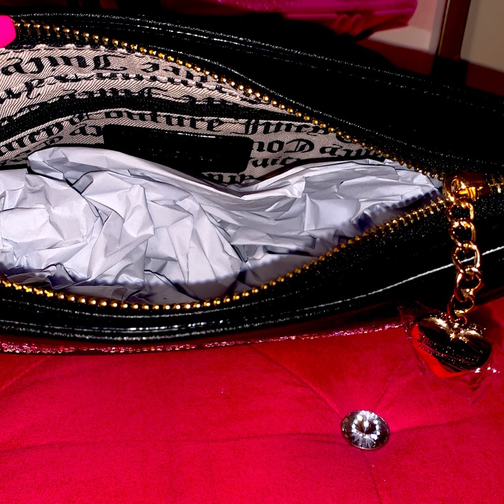 💎 Juicy Couture Liquorice Ombre Rhinestone Bling Shoudler Bag 💎 - Picture 3 of 3
